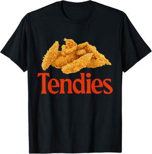 Tendies Chicken T-Shirt - T-Shirt | Black