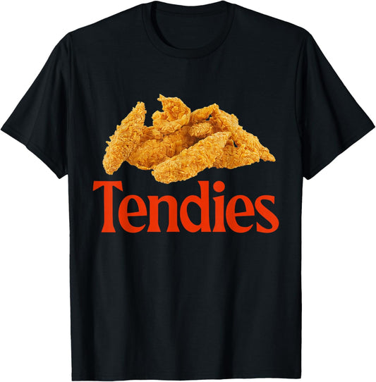 Tendies Chicken T-Shirt - T-Shirt | Black
