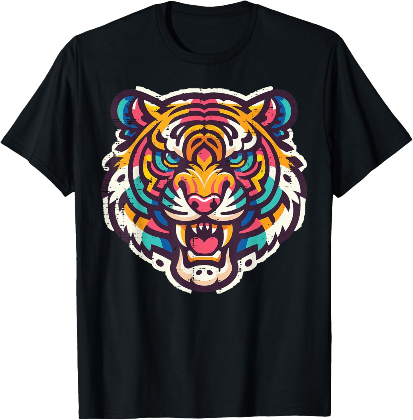 Tiger Men Kids Women Boys Girls Youth Teen T-Shirt - T-Shirt | Black