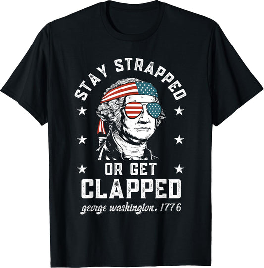Patriotic Historical Figure USA Freedom Art T-Shirt - T-Shirt | Black