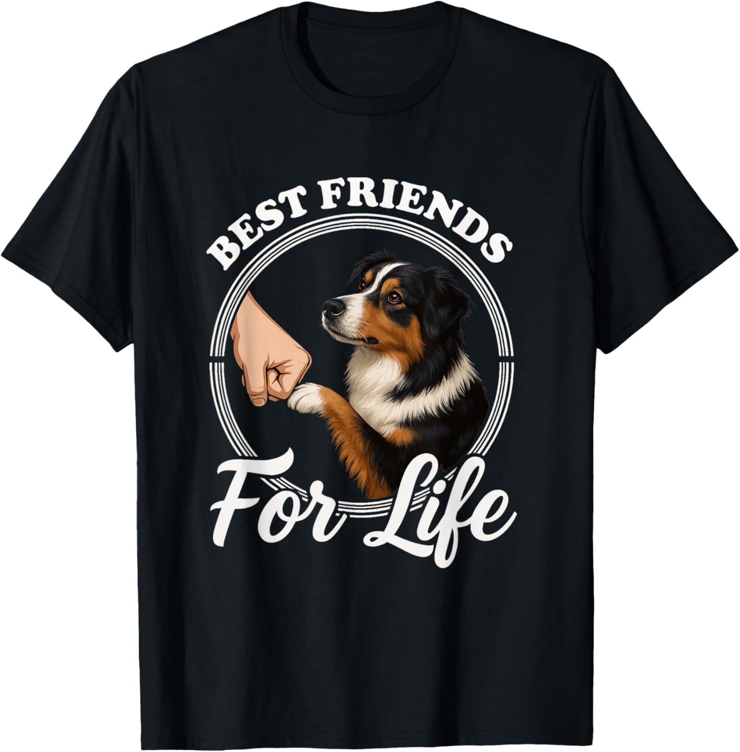 Australian Shepherd Dog Lover Design Australian Shepherd T-Shirt - T-Shirt | Black