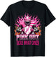 Pink Out Tackle Football Breast Cancer Awareness Men Boys T-Shirt - T-Shirt | Black