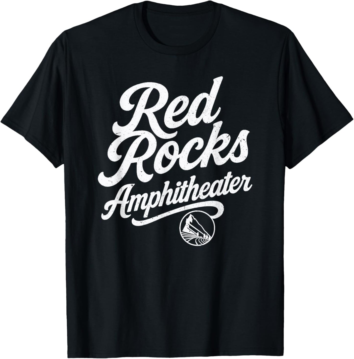 Red Rocks Amphitheater Morrison, Colorado T-Shirt - T-Shirt | Black