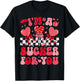 I'm A Sucker for You Retro Heart Candy Valentine Groovy Girl T-Shirt - T-Shirt | Black