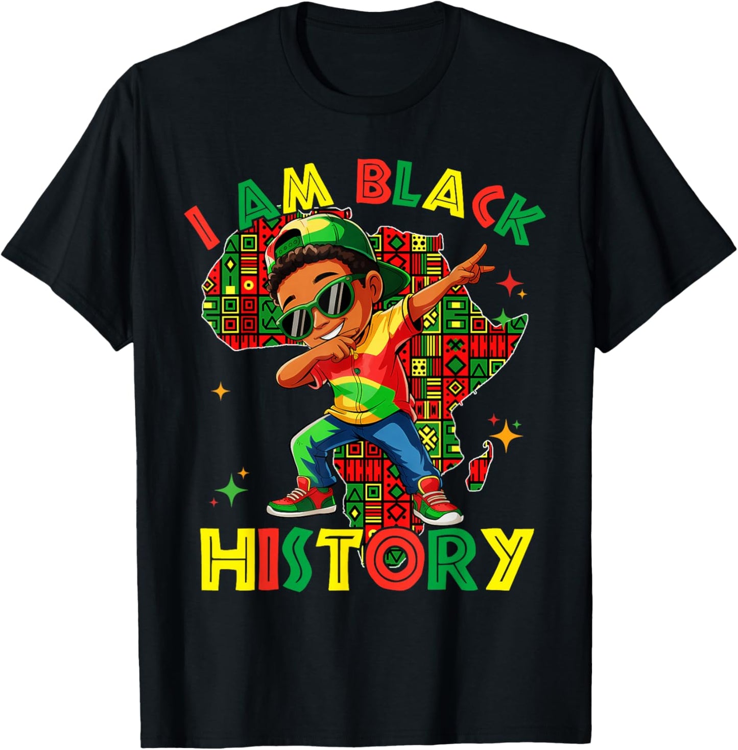 I'm Black History Month Shirt Boys Kids African American T-Shirt - T-Shirt | Black