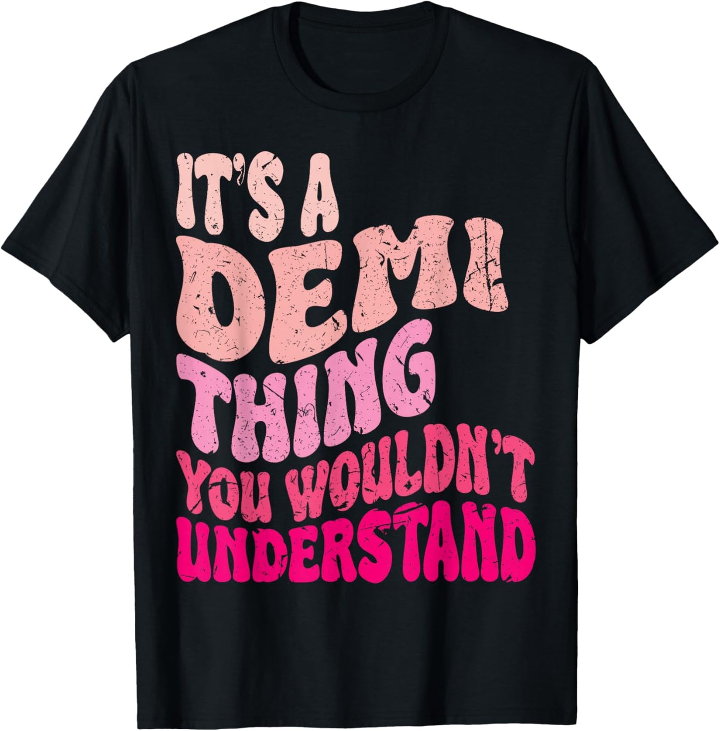 It's A Demi Thing You Wouldn't Understand Girls Kids T-Shirt - T-Shirt | Black