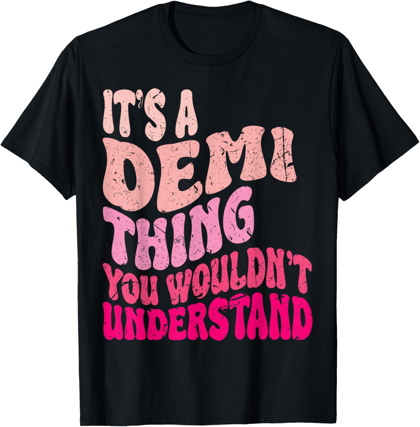 It's A Demi Thing You Wouldn't Understand Girls Kids T-Shirt - T-Shirt | Black