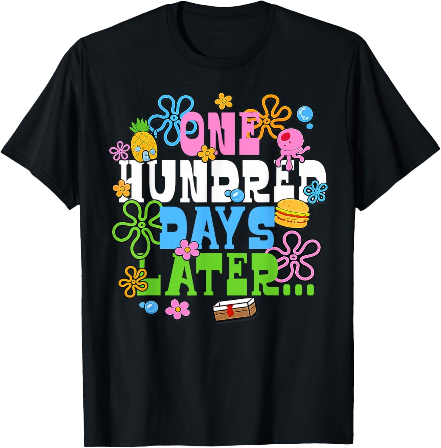 One Hundred Days Later 100th Day of School Teacher Student T-Shirt - T-Shirt | Black