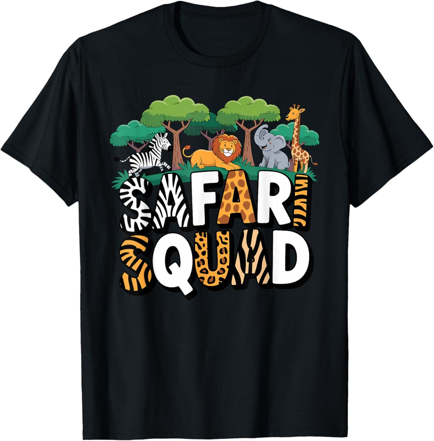 Cool Safari Costume Women Adult Africa Safari Tour T-Shirt - T-Shirt | Black