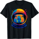 Cute Space Men Women Kids Funny Capybara Astronaut T-Shirt - T-Shirt | Black
