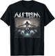 Funny Meme Wolf Moon Autism Awareness Humor Wolves Vintage T-Shirt - T-Shirt | Black