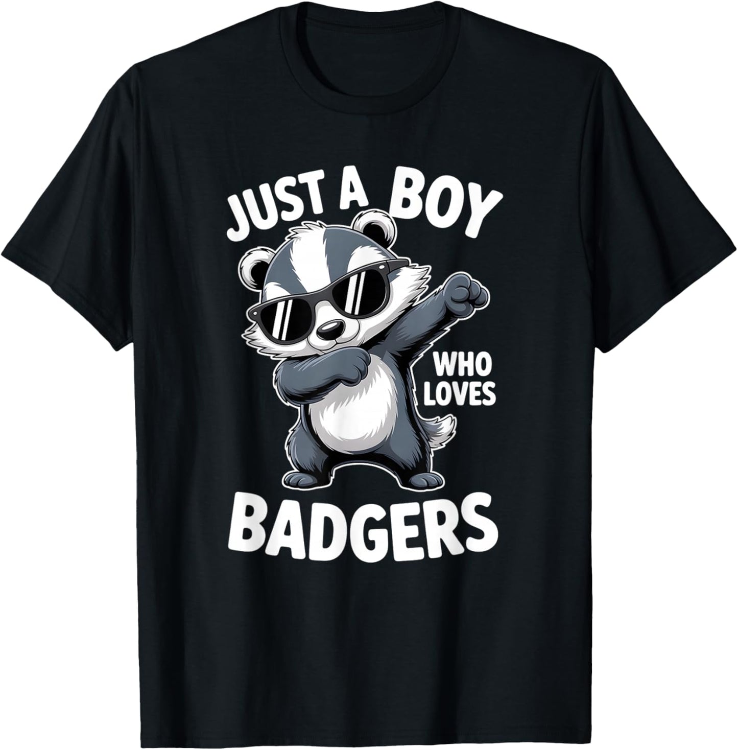 Boys Badger T-Shirt - T-Shirt | Black