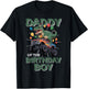 Daddy of The Birthday Party Outfit Monster Truck Dad T-Shirt - T-Shirt | Black