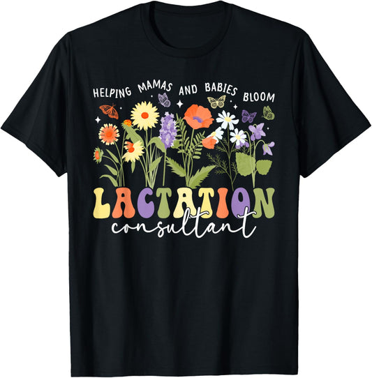 Mamas and Babies Lactation Consultant Lactation Consultants T-Shirt - T-Shirt | Black