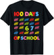 Funny 67 100 Days of School 100th Day 6 7 Meme Teacher Kids T-Shirt - T-Shirt | Black
