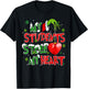 My Students Christmas Stole My Heart Xmas Teacher Holiday T-Shirt - T-Shirt | Black