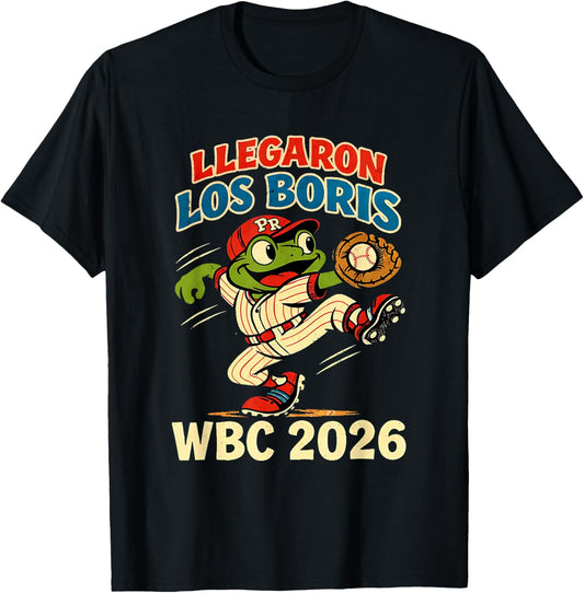 Island Pride Puerto Rico Baseball Coqui Mascot 2026 Theme T-Shirt - T-Shirt | Black