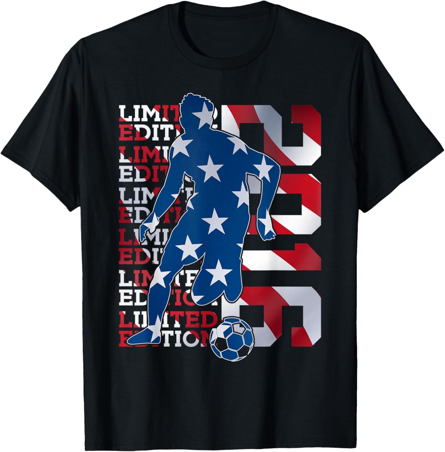 Limited Edition 2016 10 Years Soccer 10TH Birthday T-Shirt - T-Shirt | Black