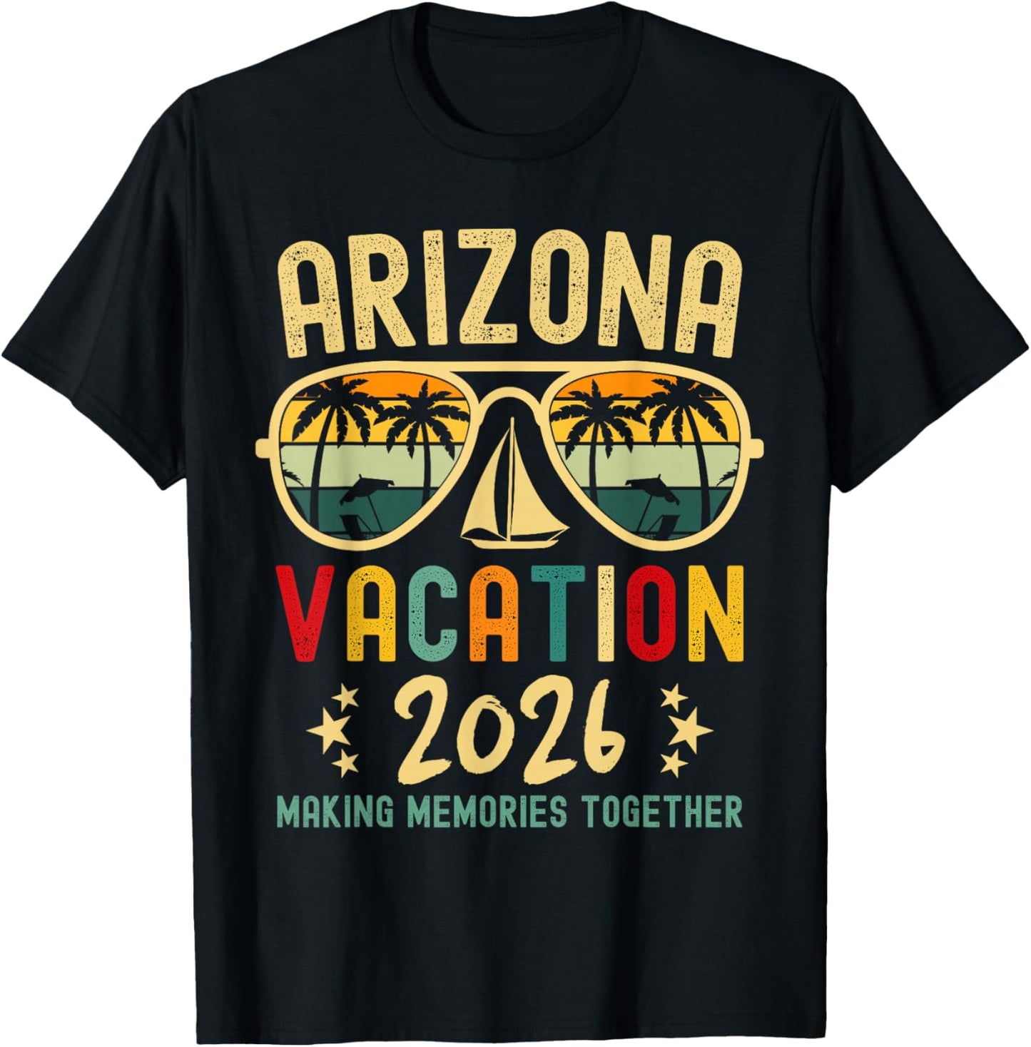 Arizona Vacation Squad 2026 Family Friends Matching Group T-Shirt - T-Shirt | Black