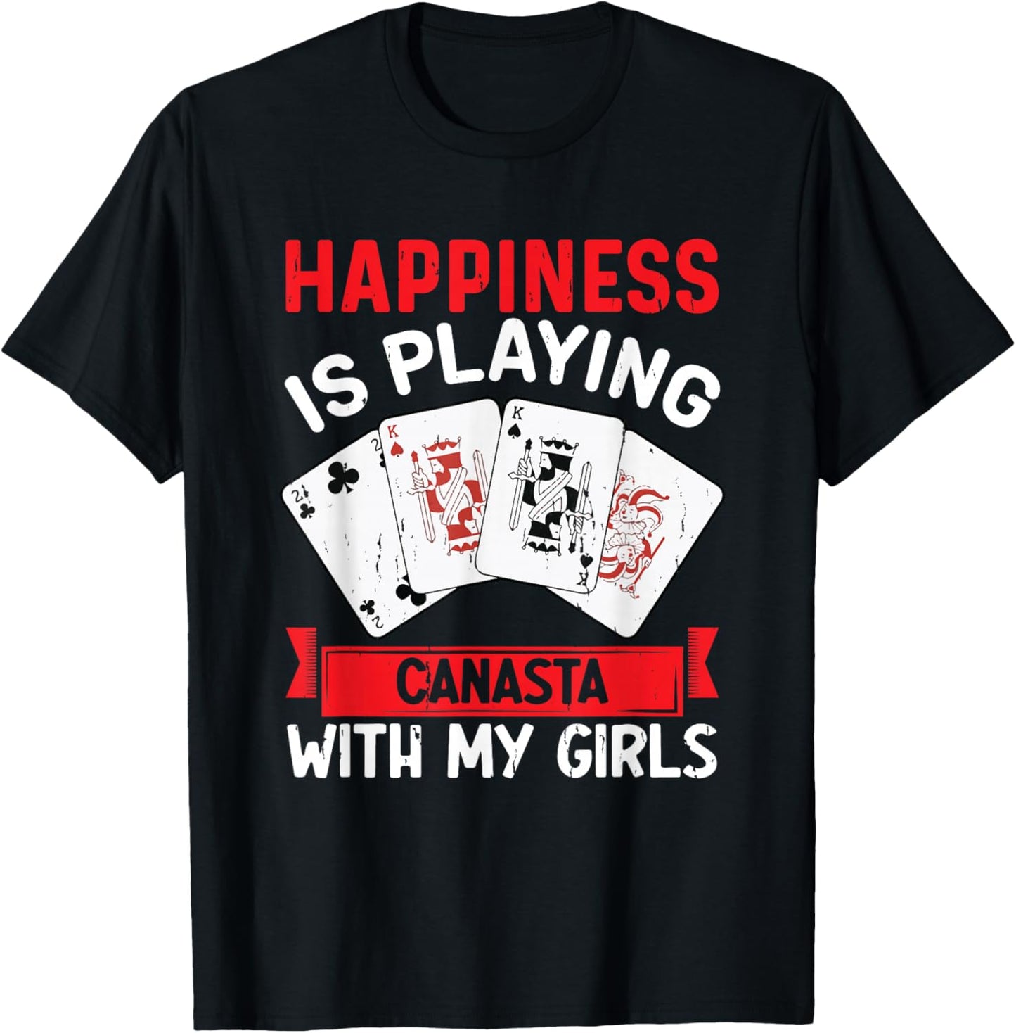 Canasta Lover Card Game Playing Canasta Player Funny Canasta T-Shirt - T-Shirt | Black