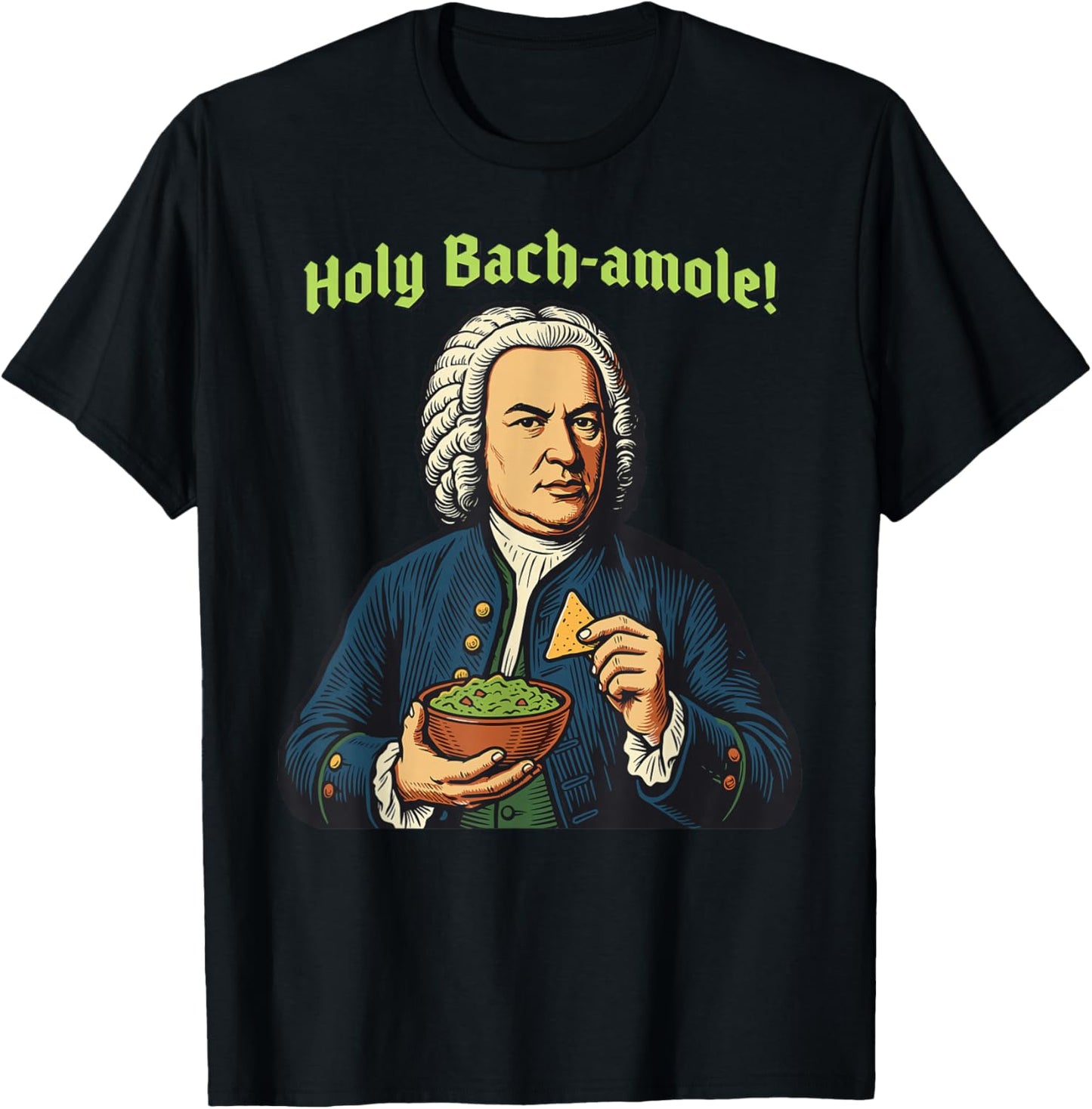 Funny J.S. Bach Bach-amole for Baroque Classical Musician T-Shirt - T-Shirt | Black