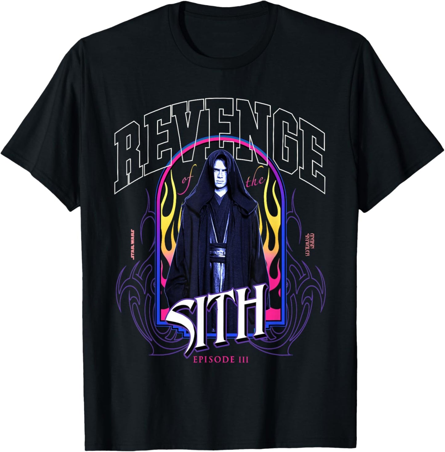 Star Wars Revenge of The Sith Anakin Skywalker T-Shirt - T-Shirt | Black