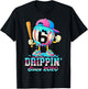 Baseball 6 Years Old Since 2020 Ice Cream 6th Birthday Boys T-Shirt - T-Shirt | Black