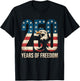250 Years of Freedom | American 1776–2026 Patriotic T-Shirt - T-Shirt | Black