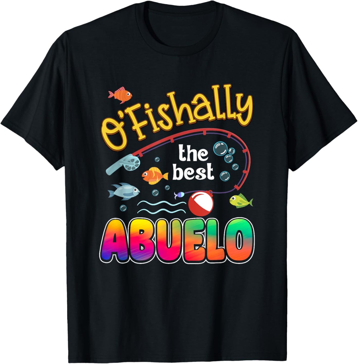 Ofishally The Best Abuelo of The Birthday Boy T-Shirt - T-Shirt | Black
