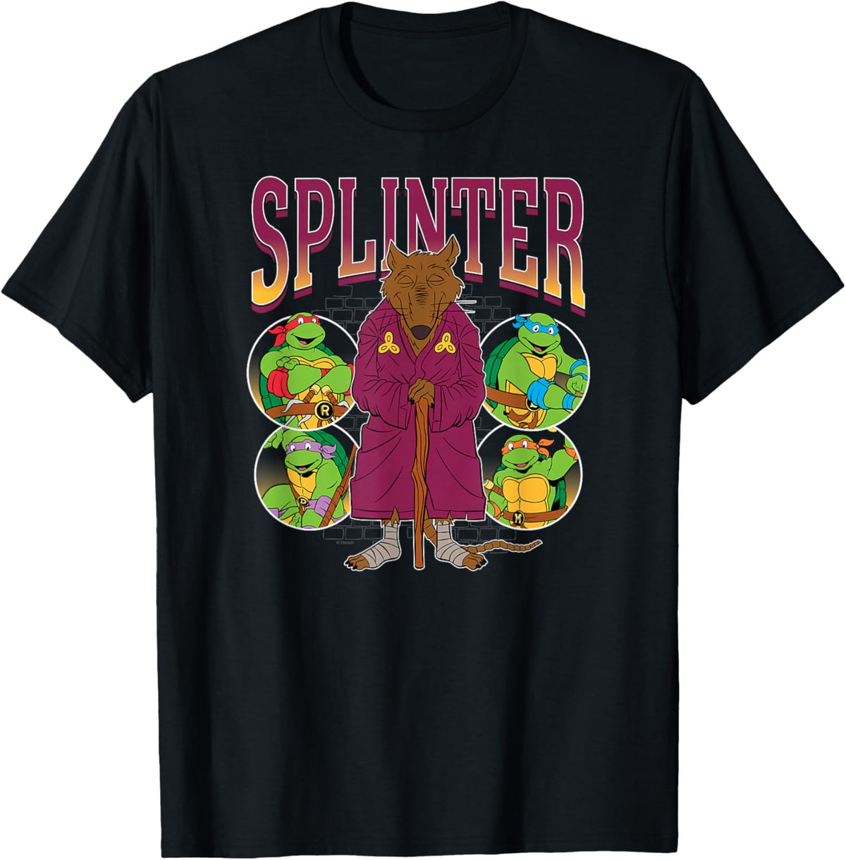TMNT - Master Splinter T-Shirt - T-Shirt | Black