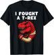 Broken Arm Recovery T-Rex Kids Boys Dinosaur T-Shirt - T-Shirt | Black