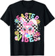 Happy Easter Vibes Cute Bunny Rabbit Bubble Gum Face Women T-Shirt - T-Shirt | Black