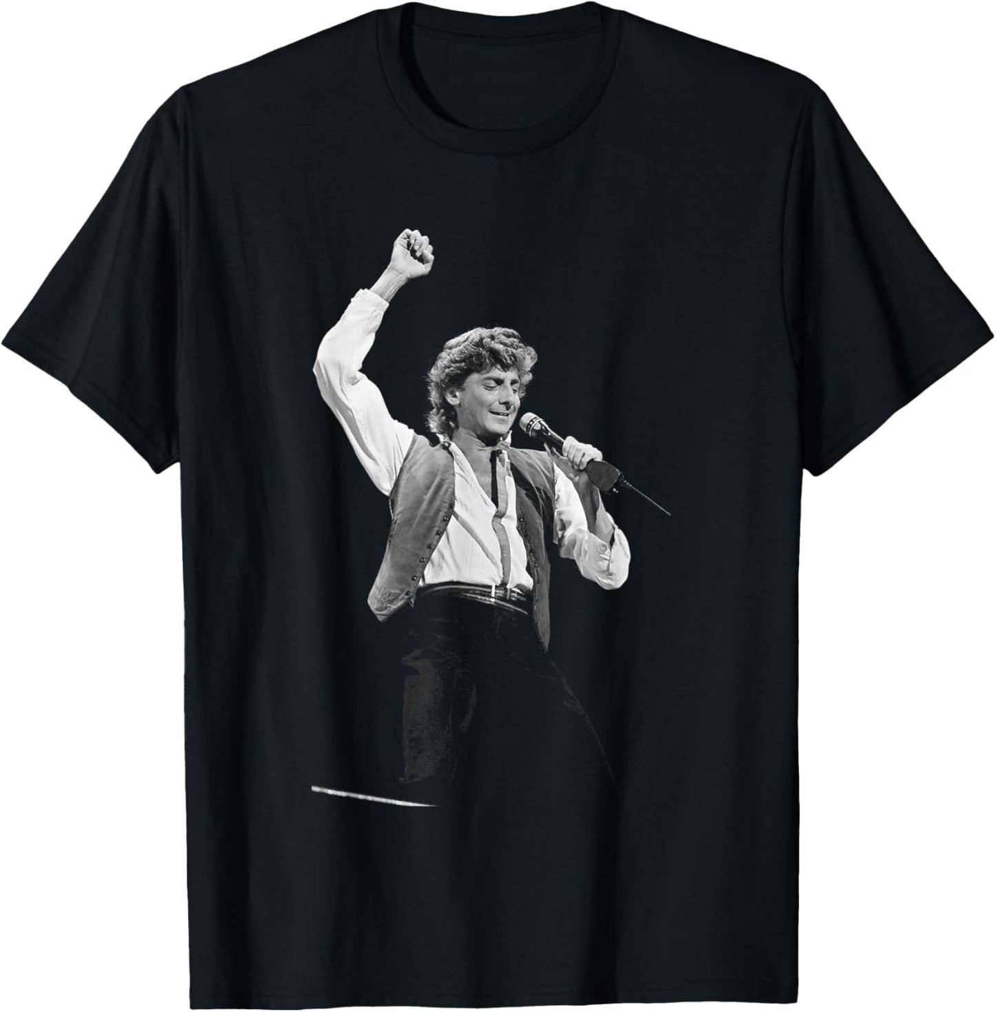 Barry Manilow Blenheim Palace Open Air Concert 1983 T-Shirt - T-Shirt | Black