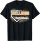 Bulldogs Baseball School Spirit Gold Bulldog Mascot Team T-Shirt - T-Shirt | Black