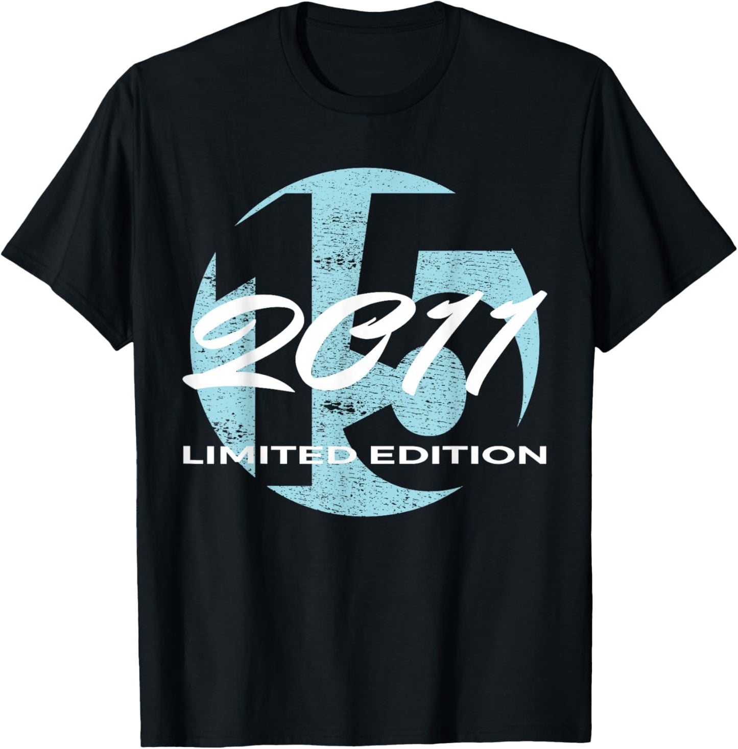15th Birthday Girl boy 15 Years 2011 Funny Gift T-Shirt - T-Shirt | Black