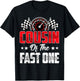 Cousin of The Fast One Birthday 1st Race Car Family T-Shirt - T-Shirt | Black