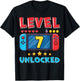 7 Year Old Bday Decorations Son Gamer Boy 7yr 7th Birthday T-Shirt - T-Shirt | Black