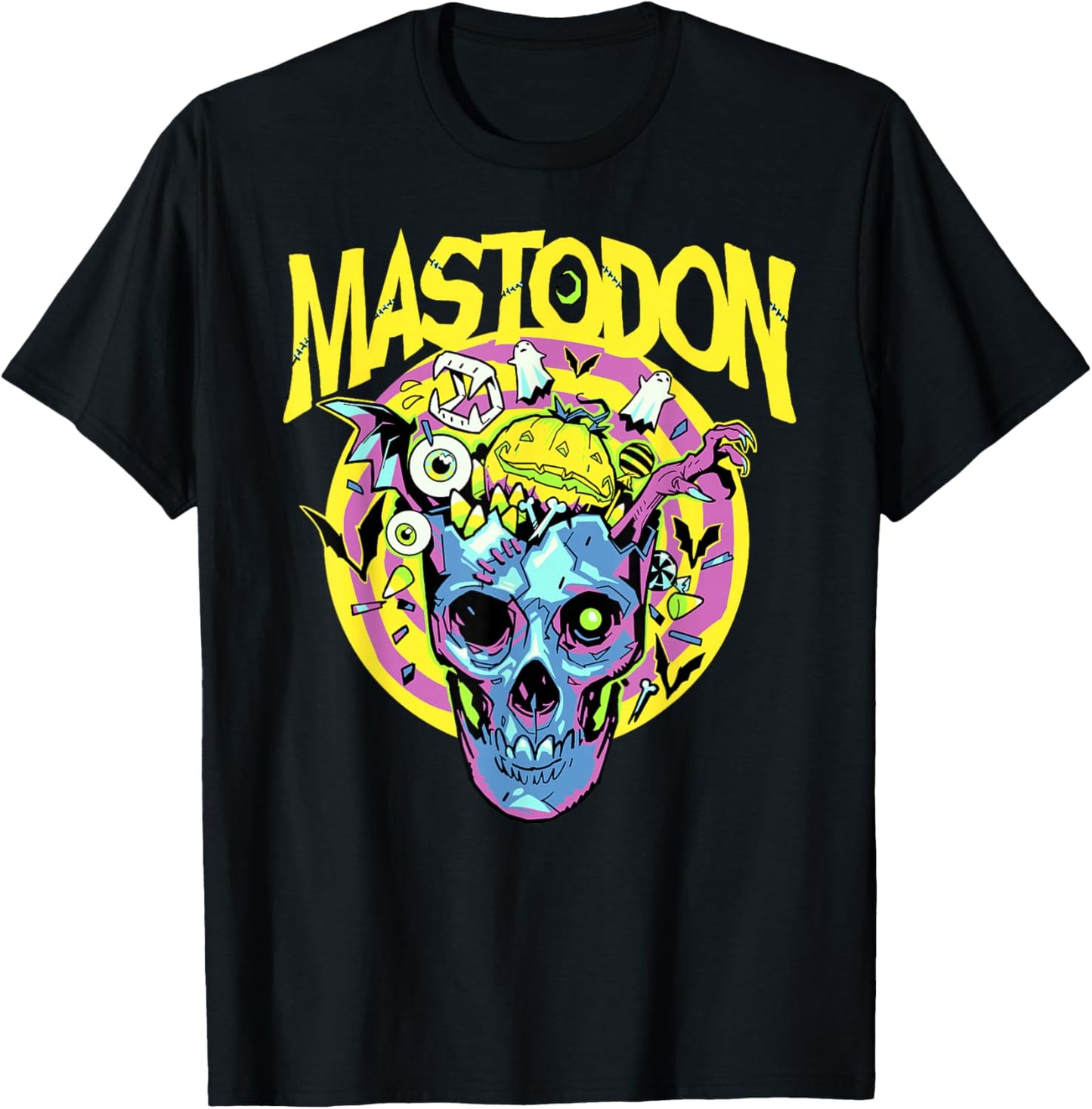 Mastodon – Sam Splosion Yellow T-Shirt - T-Shirt | Black