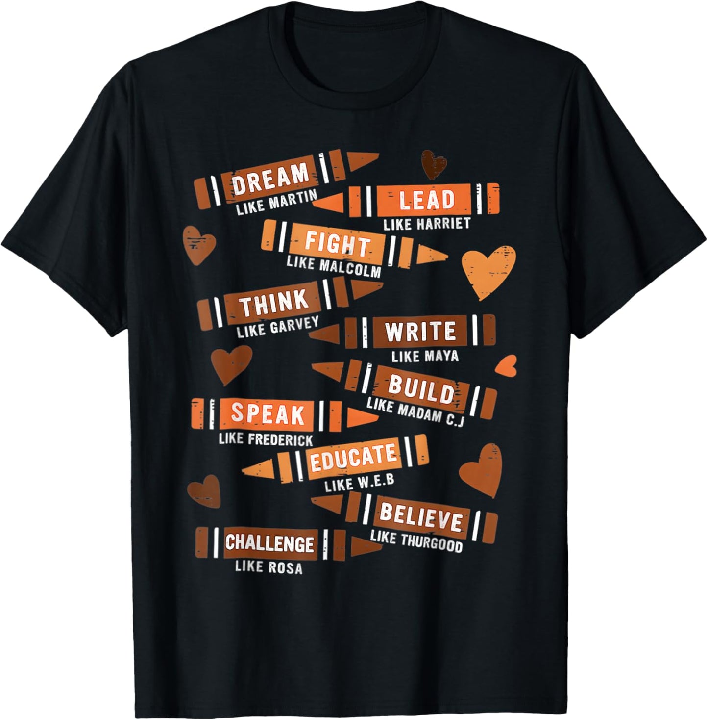 Black History Month Martin African Women Men Kids T-Shirt - T-Shirt | Black