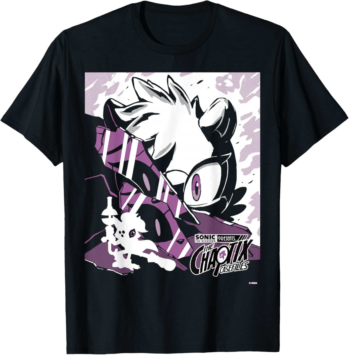 Sonic The Hedgehog Chaotix Casefiles Episode 3 T-Shirt - T-Shirt | Black