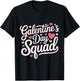 Galentine's Day Squad for Friends Festive Ladies Valentine's T-Shirt - T-Shirt | Black