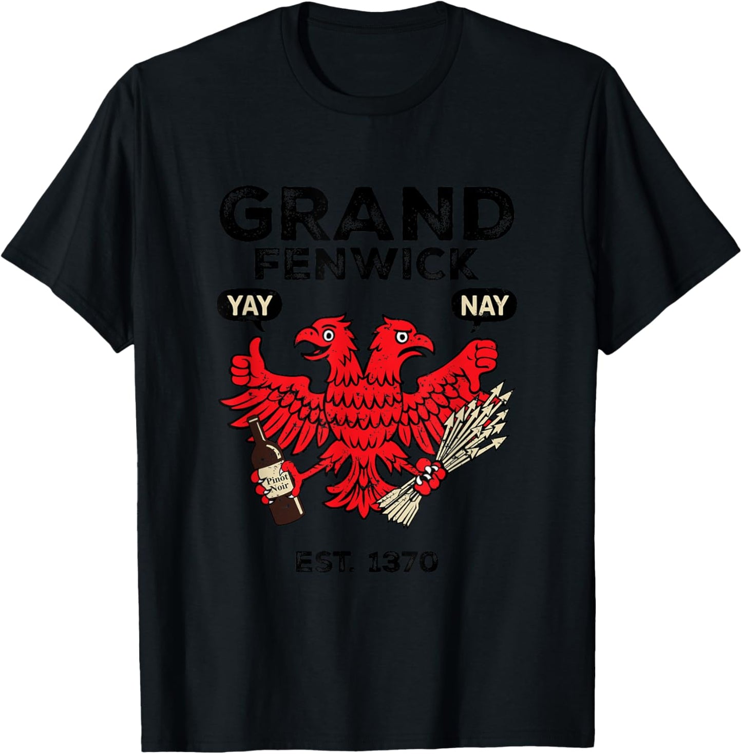 The Mouse That Roared-Grand Fenwick Vintage Design T-Shirt - T-Shirt | Black