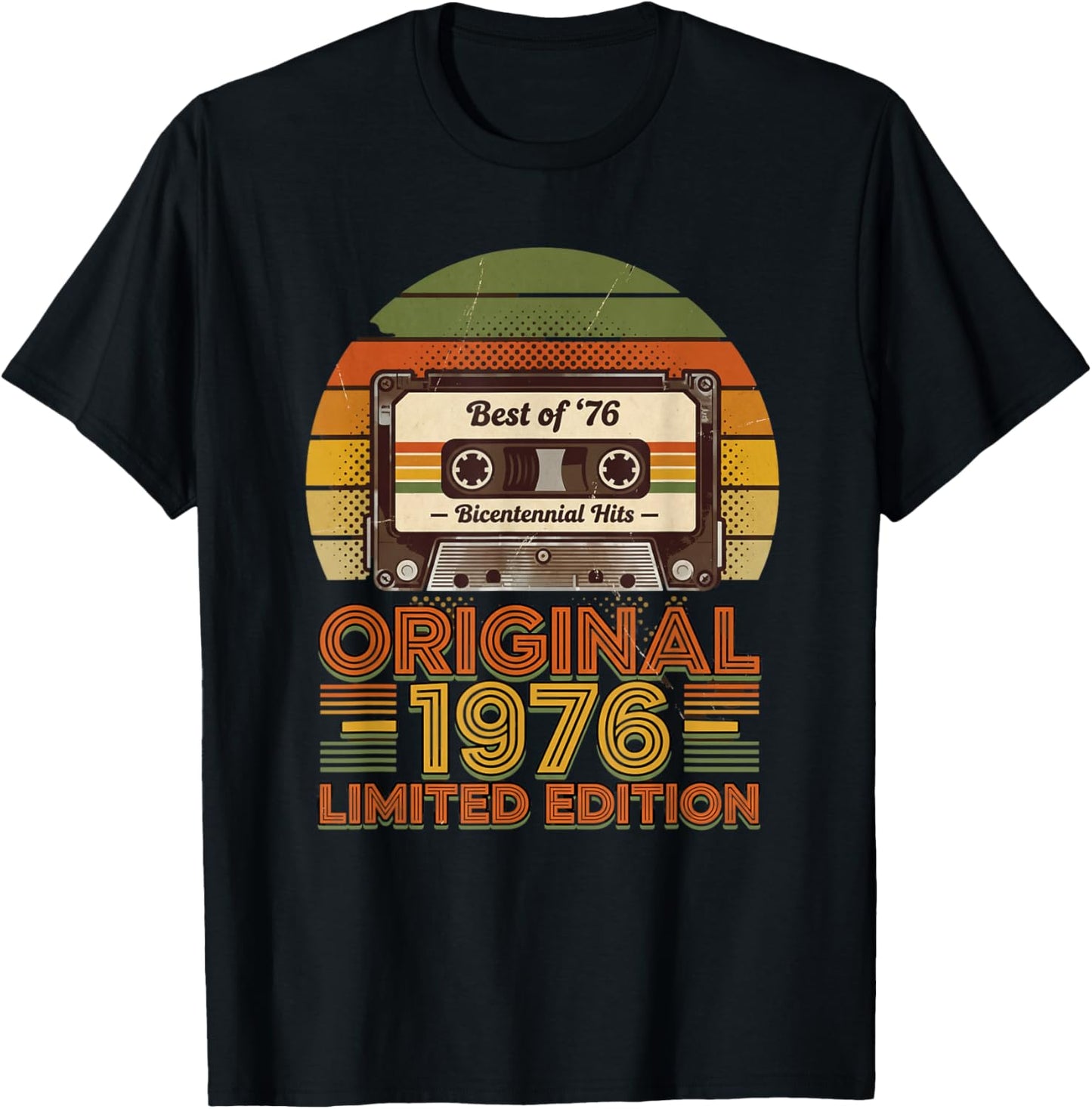 Best of 76 Bicentennial Hits Original 1976 Limited Edition T-Shirt - T-Shirt | Black