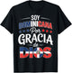 Soy Dominicana Gracia De Dios Republica Dominicana Flag T-Shirt - T-Shirt | Black
