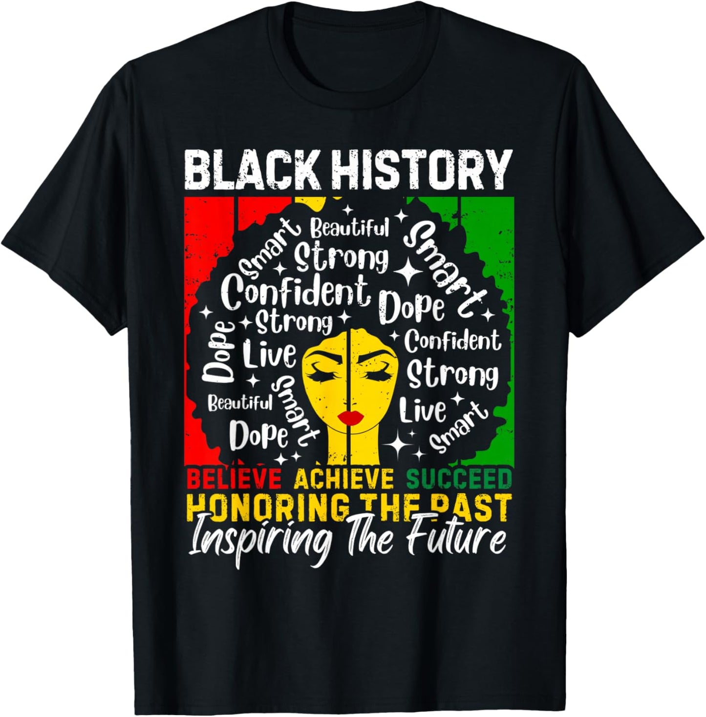 Black History Month African American Women Melanin Pride T-Shirt - T-Shirt | Black