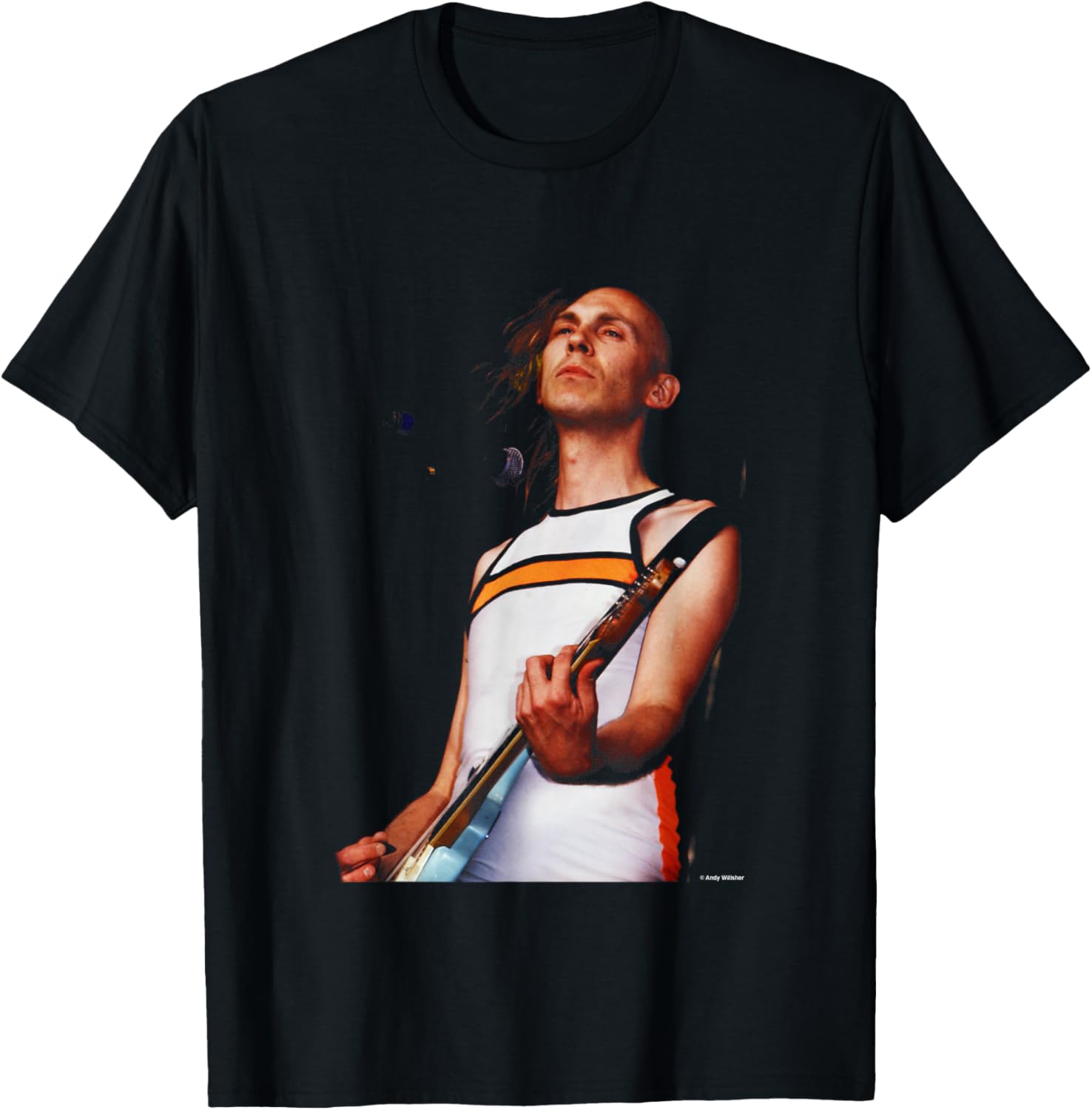 The Teardrop Explodes Frontman Julian Cope by Andy Willsher T-Shirt - T-Shirt | Black