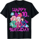 10 Years Old Birthday K Pop - 10th Birthday Girls Boy K-pop T-Shirt - T-Shirt | Black