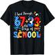 I Sped Through 67 33 Days of School Funny Boys Kid 100th Day T-Shirt - T-Shirt | Black