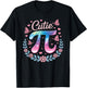 Cutie Pi Day Women Kids Men Toddler Math Teacher Student Kid T-Shirt - T-Shirt | Black