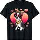 Boston Terrier Valentines Day T-Shirt - T-Shirt | Black